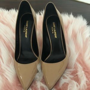Saint Laurent nude pumps size 37 1/2